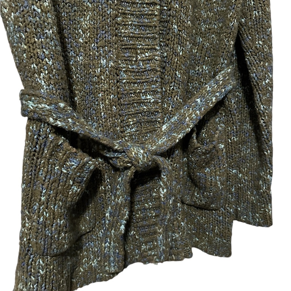 Chunky Cardigan Belted Sweater. GUC - Picture 3 of 6